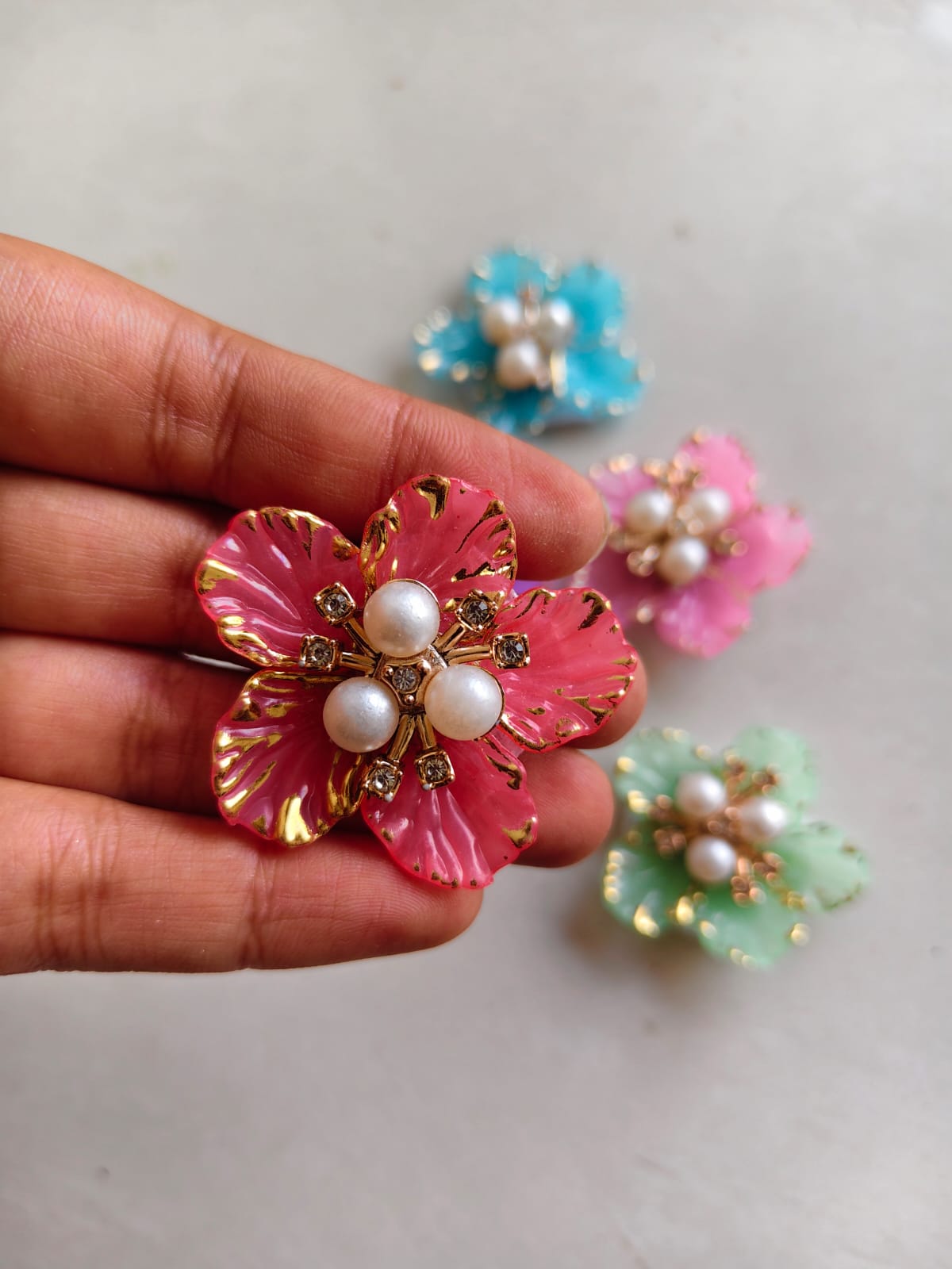 Premium small Acrylic Petal Flower
