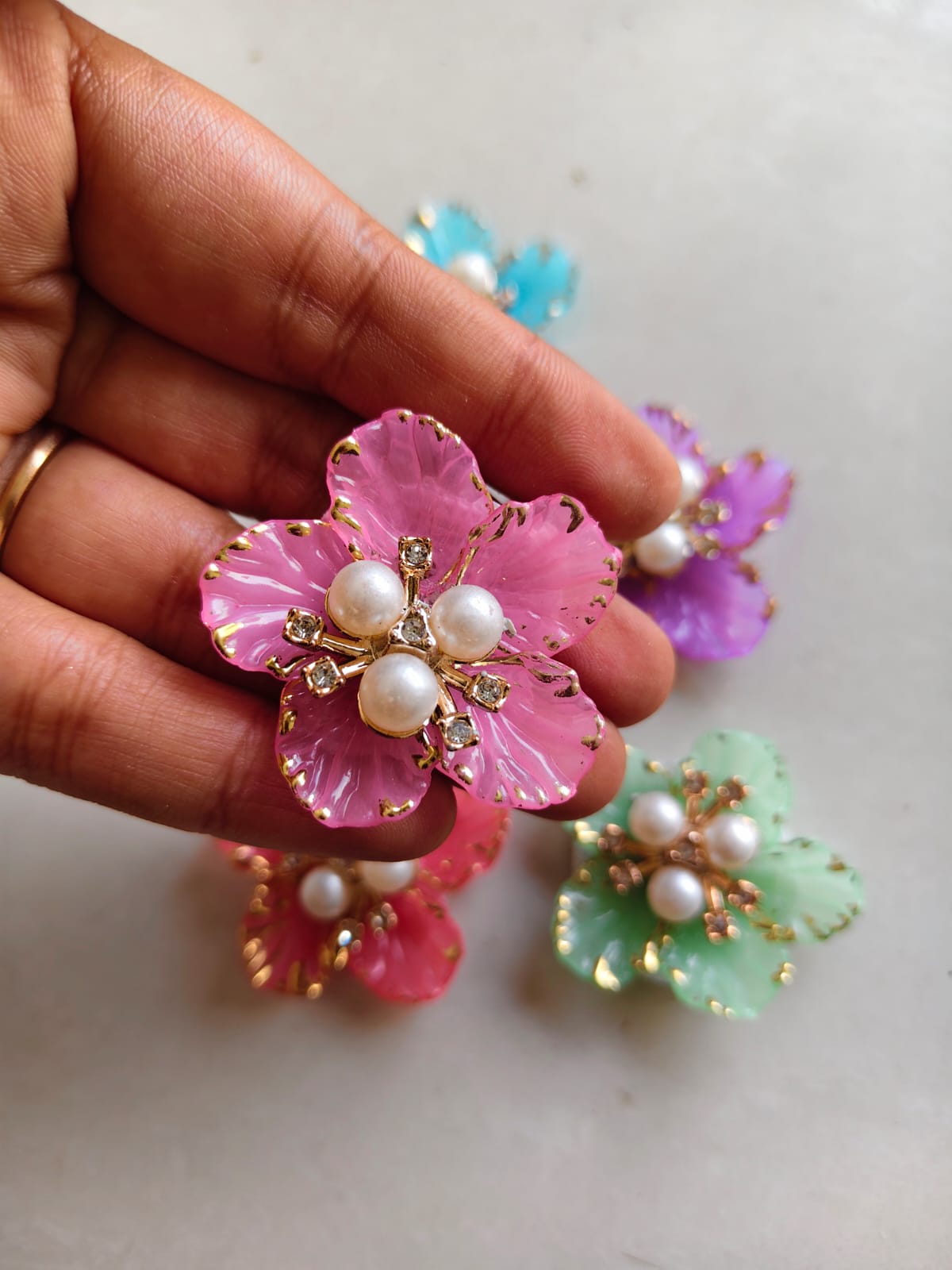 Premium small Acrylic Petal Flower