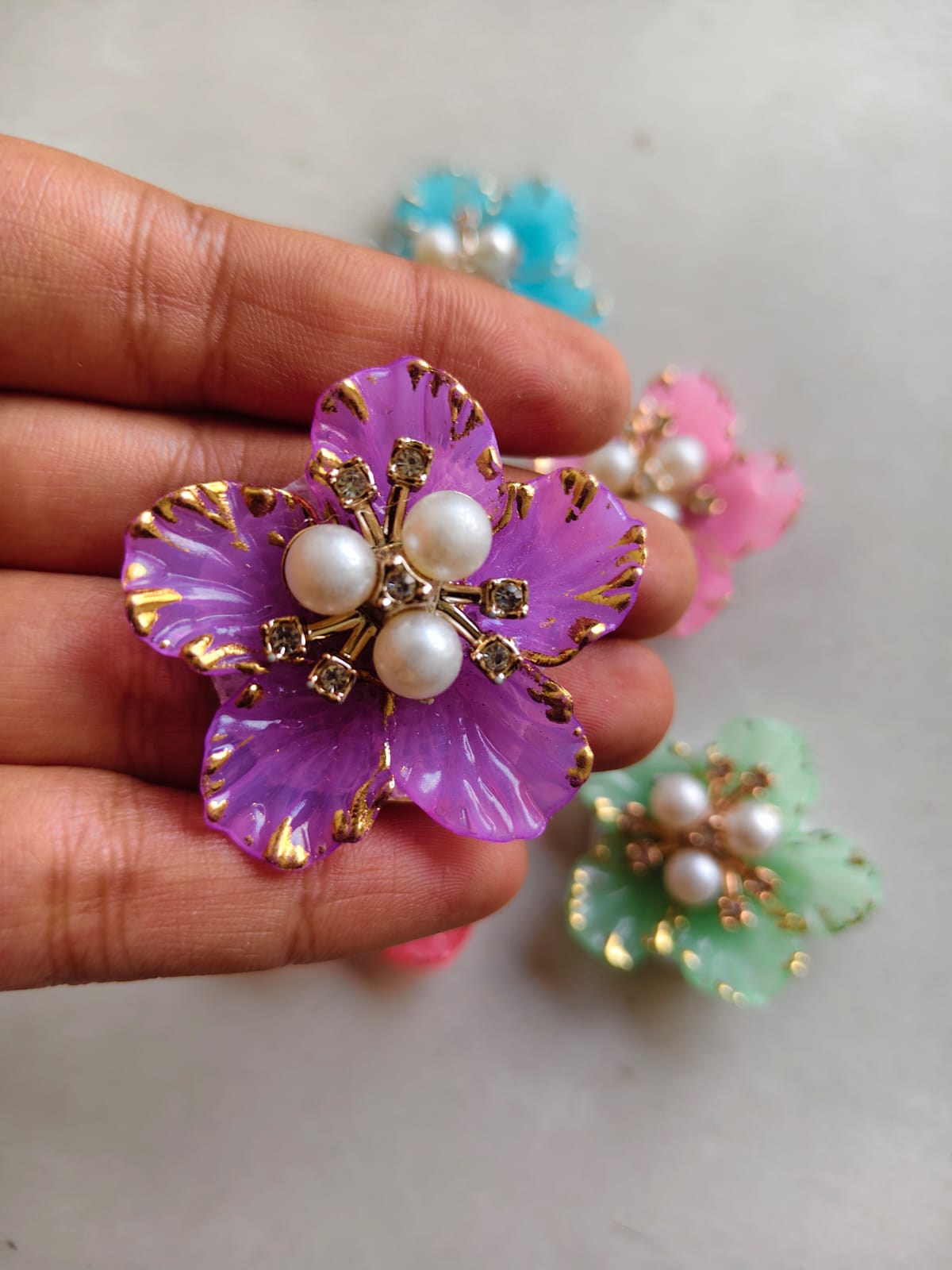 Premium small Acrylic Petal Flower