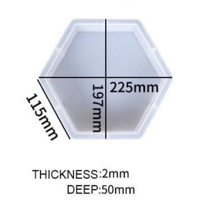 Deep cast Hexagon Mould