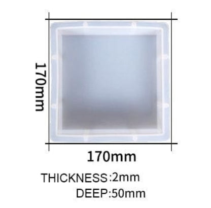 Deep cast square mould 50 MM