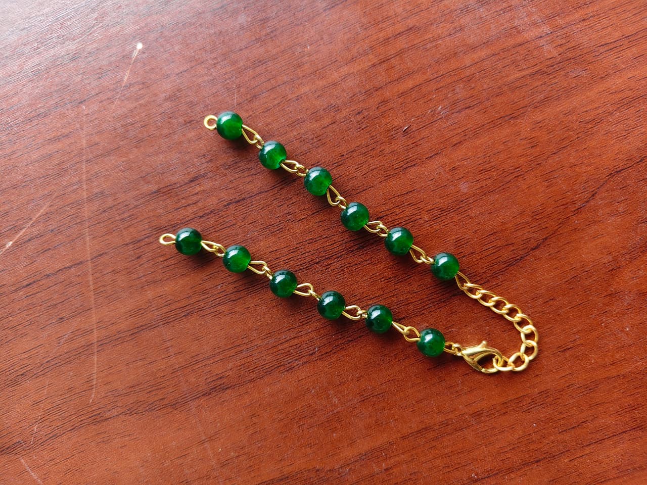 Moti bracelet rakhi chains - Multicolor