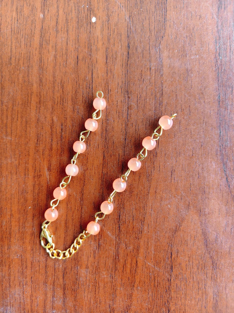 Moti bracelet rakhi chains - Multicolor