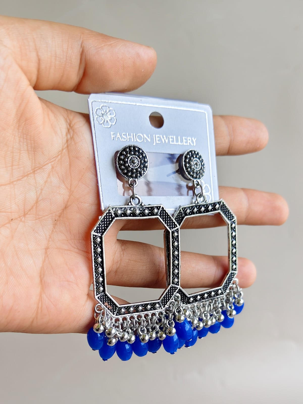 Oxidised Geometric Jhumka