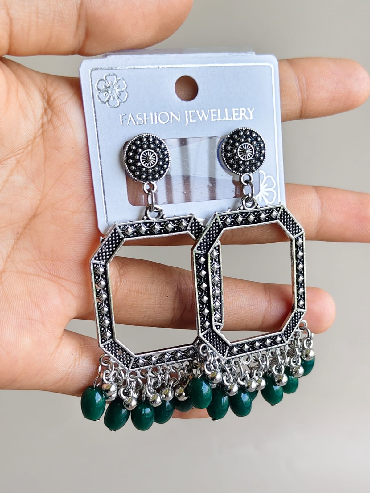Oxidised Geometric Jhumka