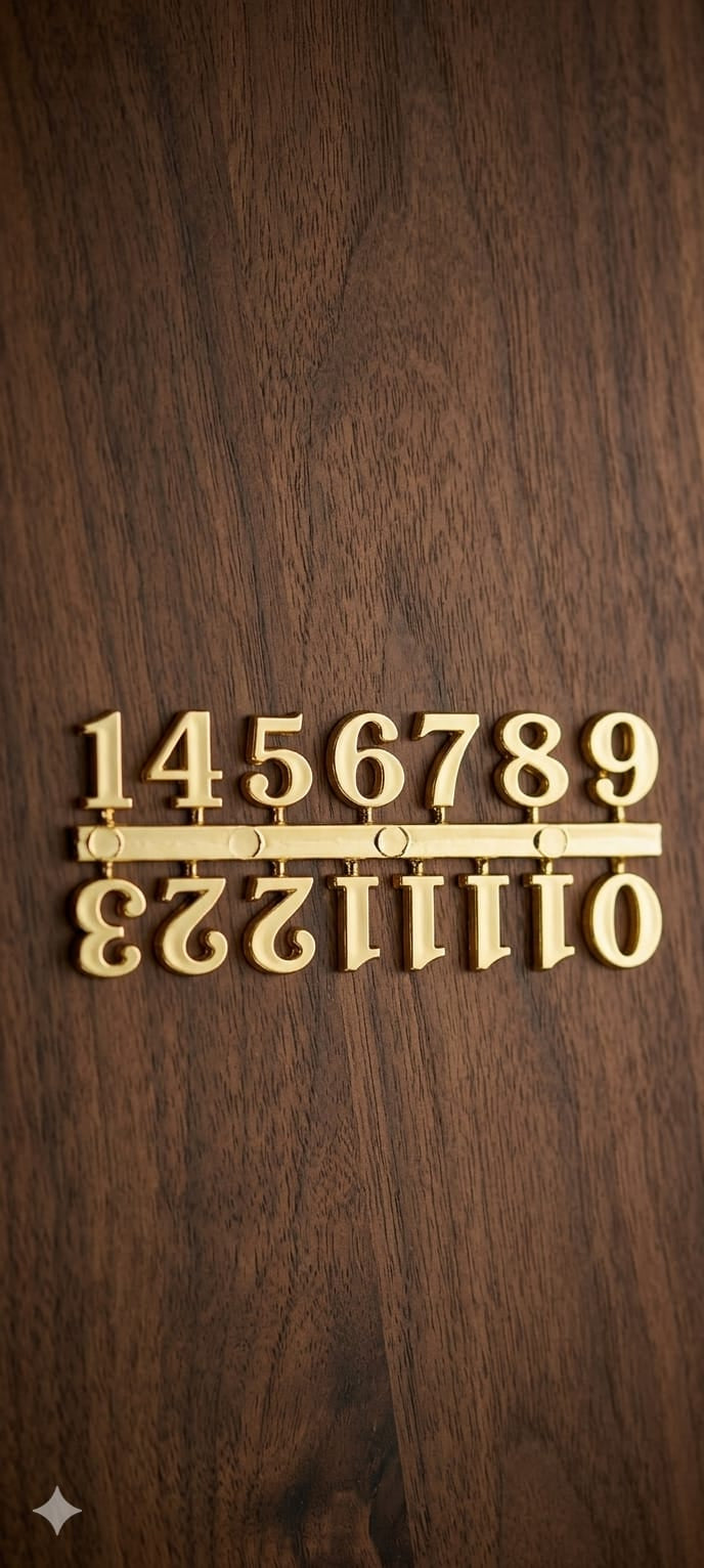 Clock number set