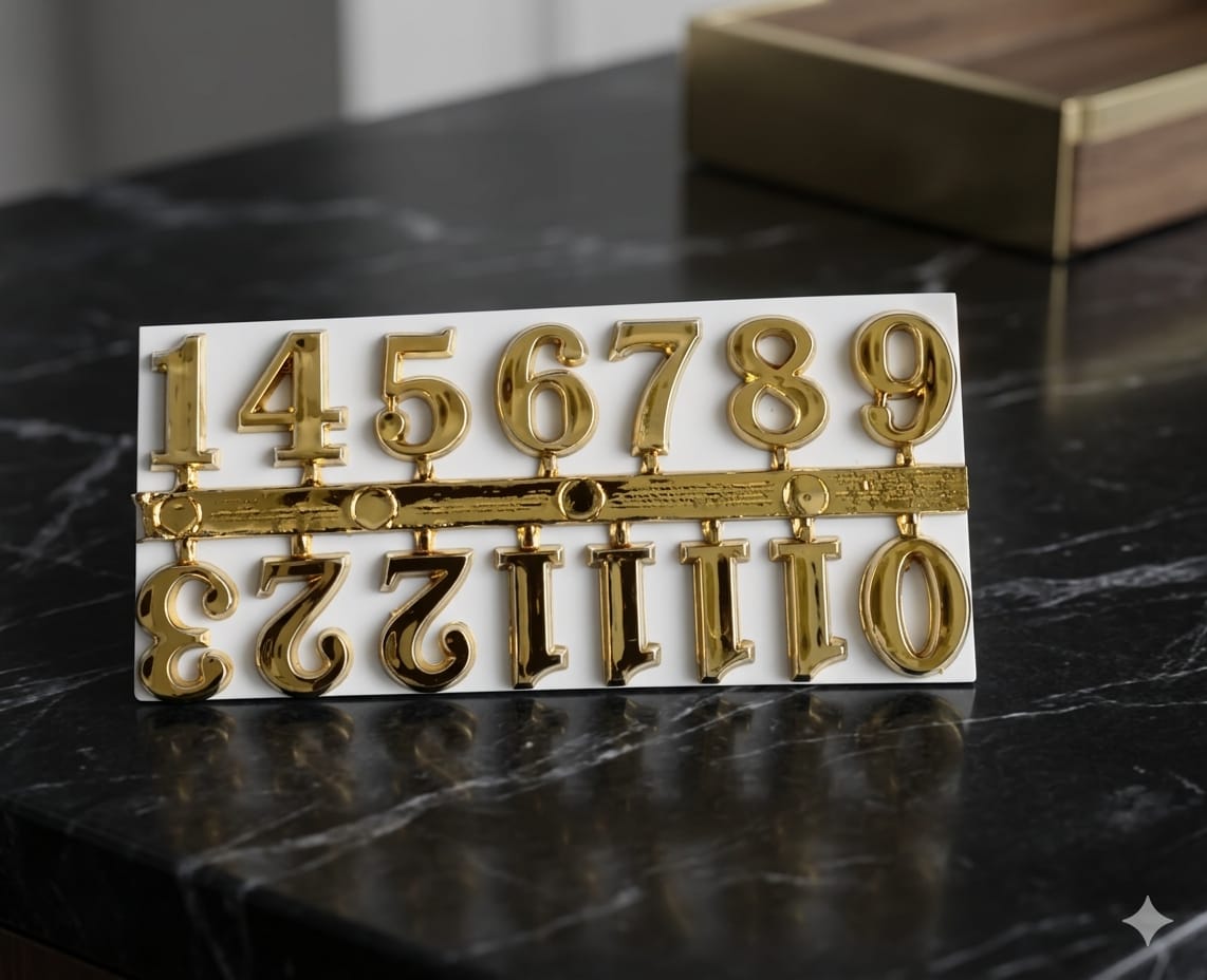 Clock number set