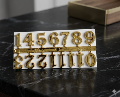 Clock number set