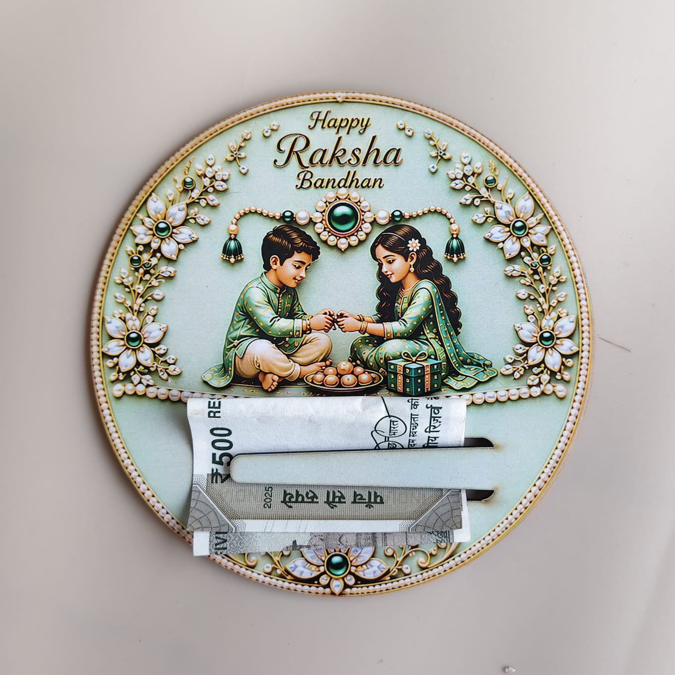 Rakhsha Bandhan Cash Gift Holder