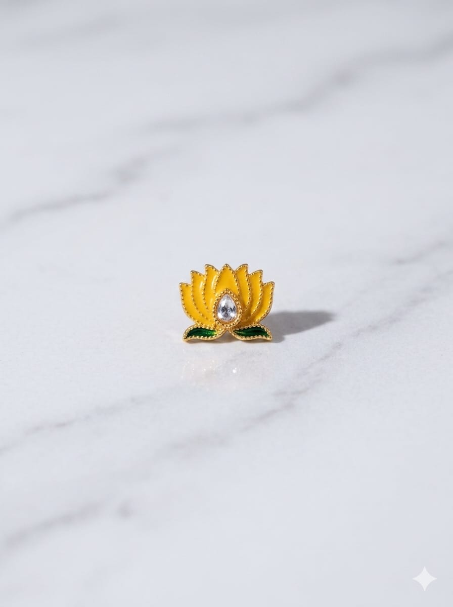 Lotus Brooch Charm