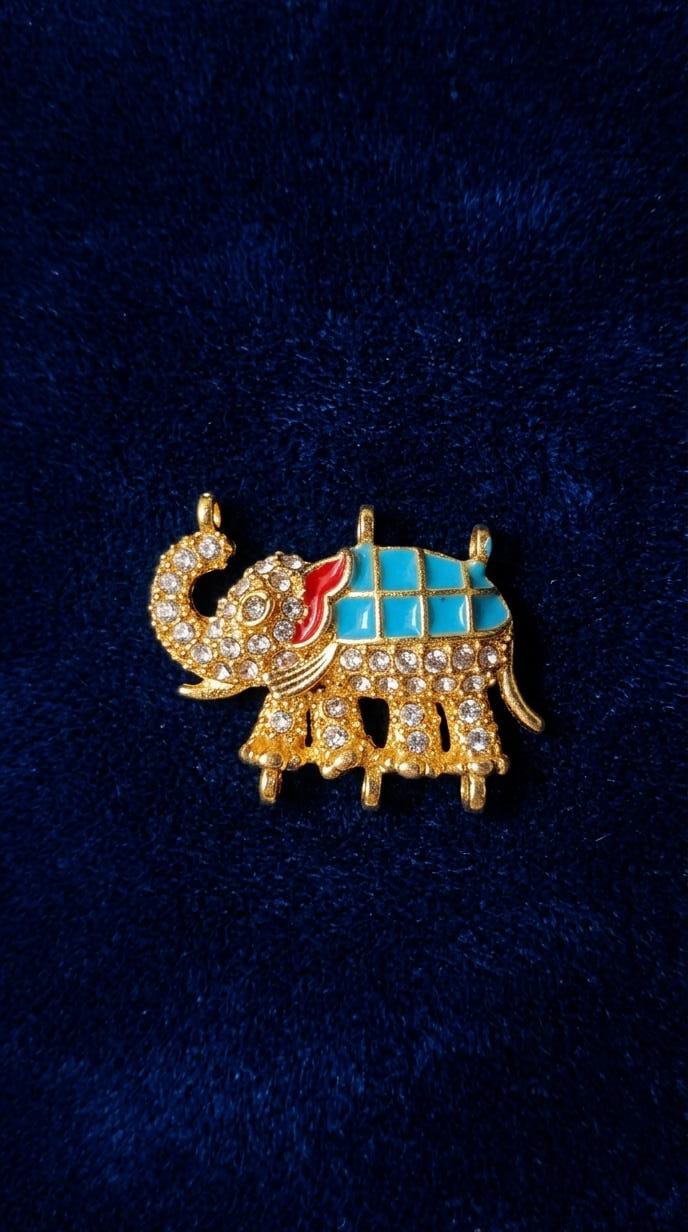 Kundan Elephant Charms -B