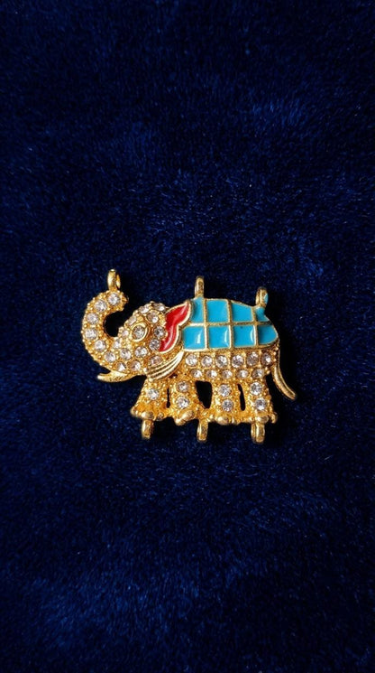 Kundan Elephant Charms -B