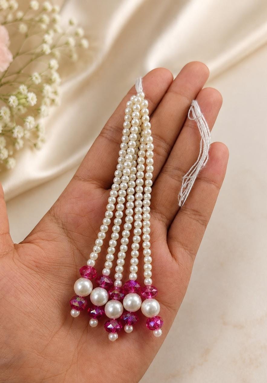 Pearl +Crystal Tassel / Latkan