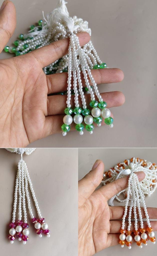 Pearl +Crystal Tassel / Latkan