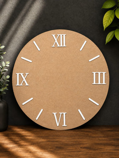 Roman Numbers for Clocks with sticks