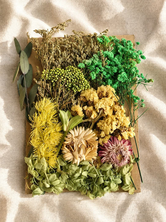 Dry Flowers Packet Green