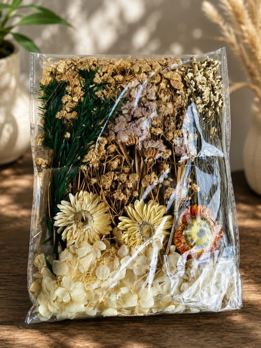 Dry Flowers Packet Yellow