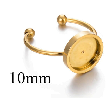 Anti tarnish Rings - Round