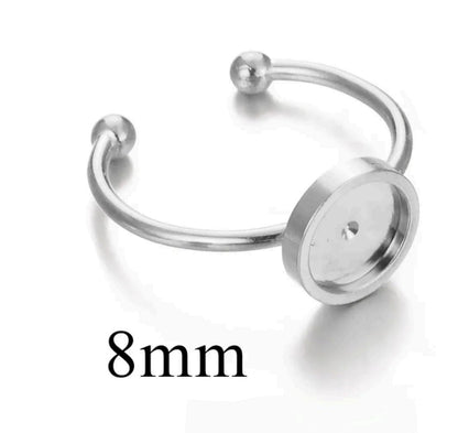 Anti tarnish Rings - Round