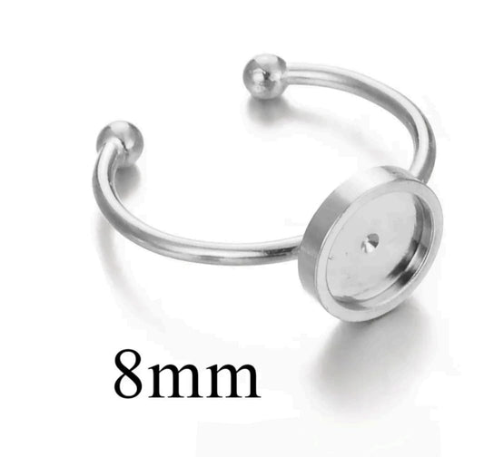 Anti tarnish Rings - Round