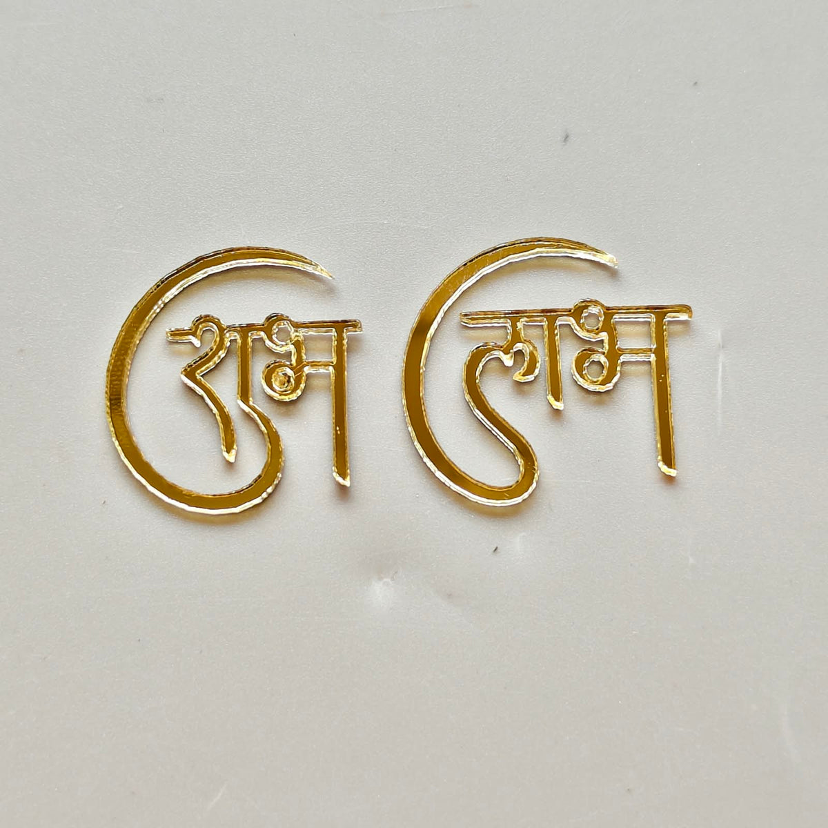 Subh Labh acrylic Pair