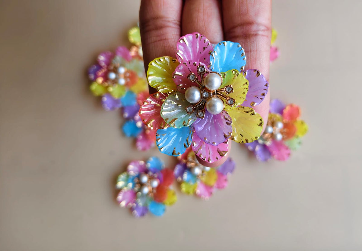 Premium Big Acrylic Petal Flower