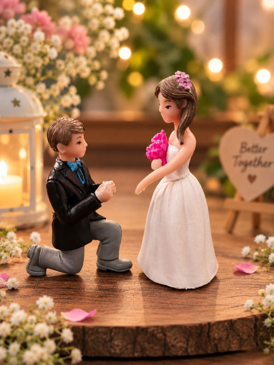 Boy Proposing couple Miniature