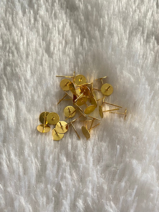 Blank Earring Studs GOLD