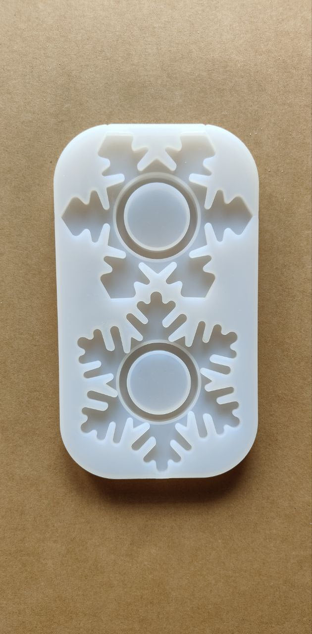 Christmas Snow Flakes T light Mould