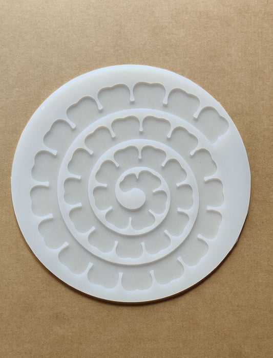 3D Flower Mould - Spiral