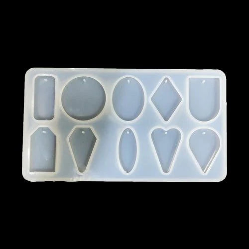 10 cavity Rectangle keychain Pendant & Jewellery Mould