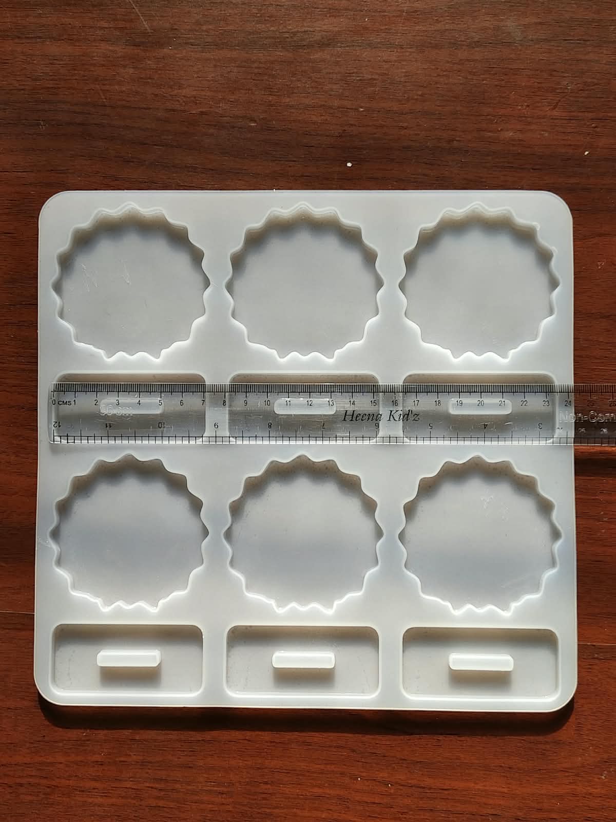 6 Cavity dashboard / photo frame mould - 3 inch agate