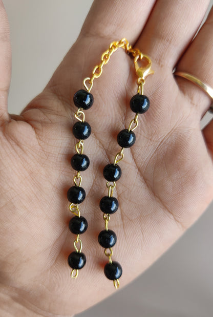 Moti bracelet rakhi chains - Multicolor