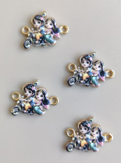 Radha Krishna Rakhi Charm