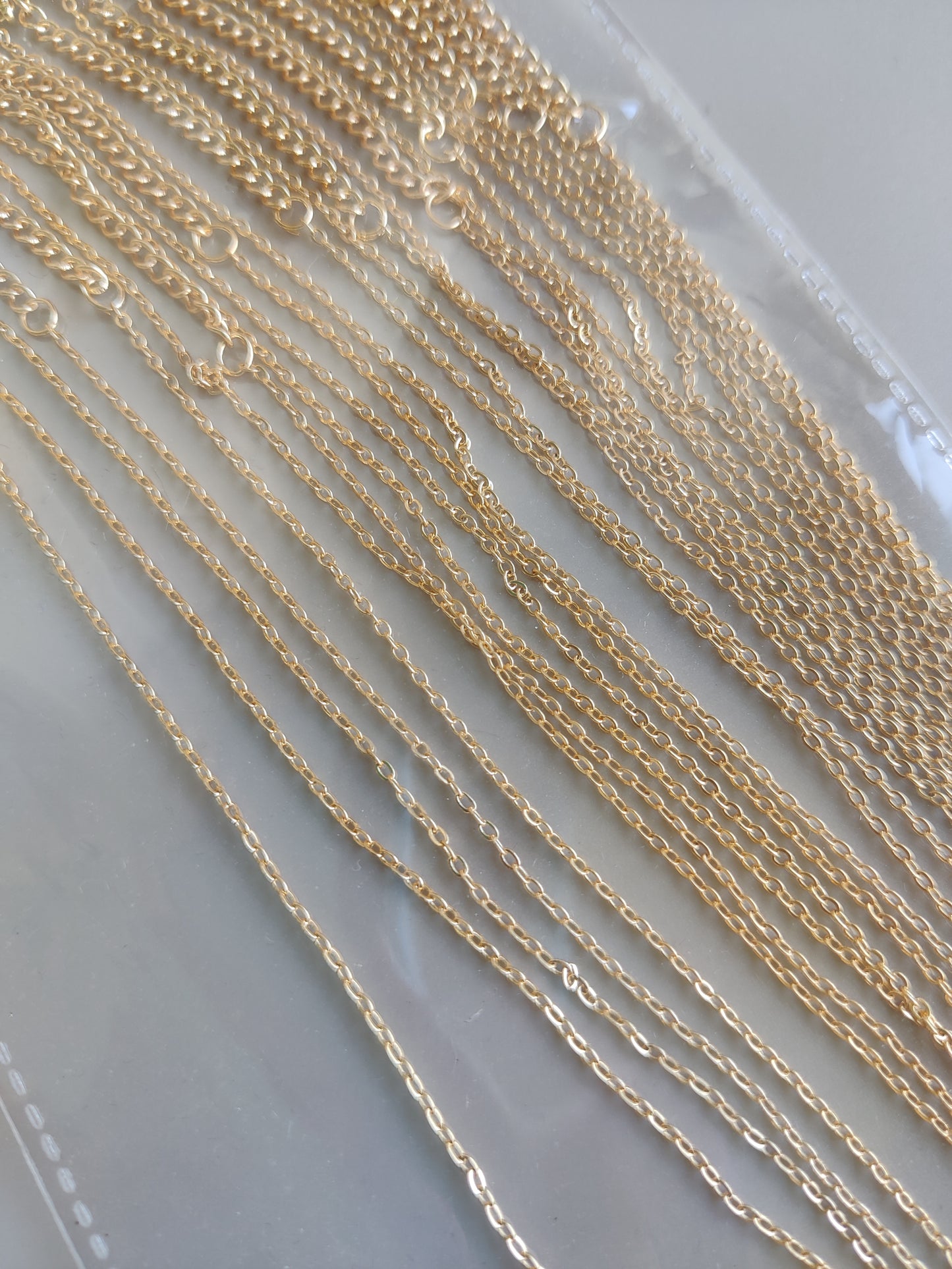 Anti tarnish thin chain - B