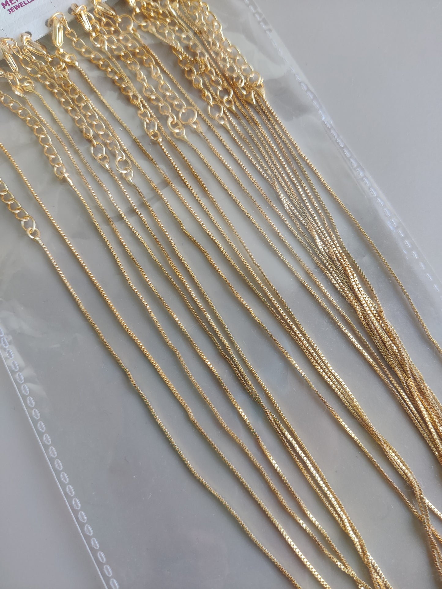 Anti tarnish thin chain - A
