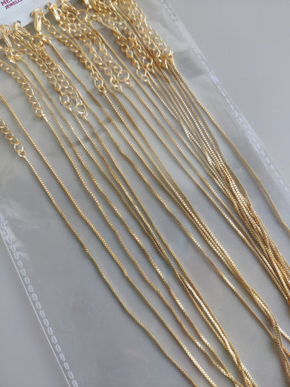 Anti tarnish thin chain - A