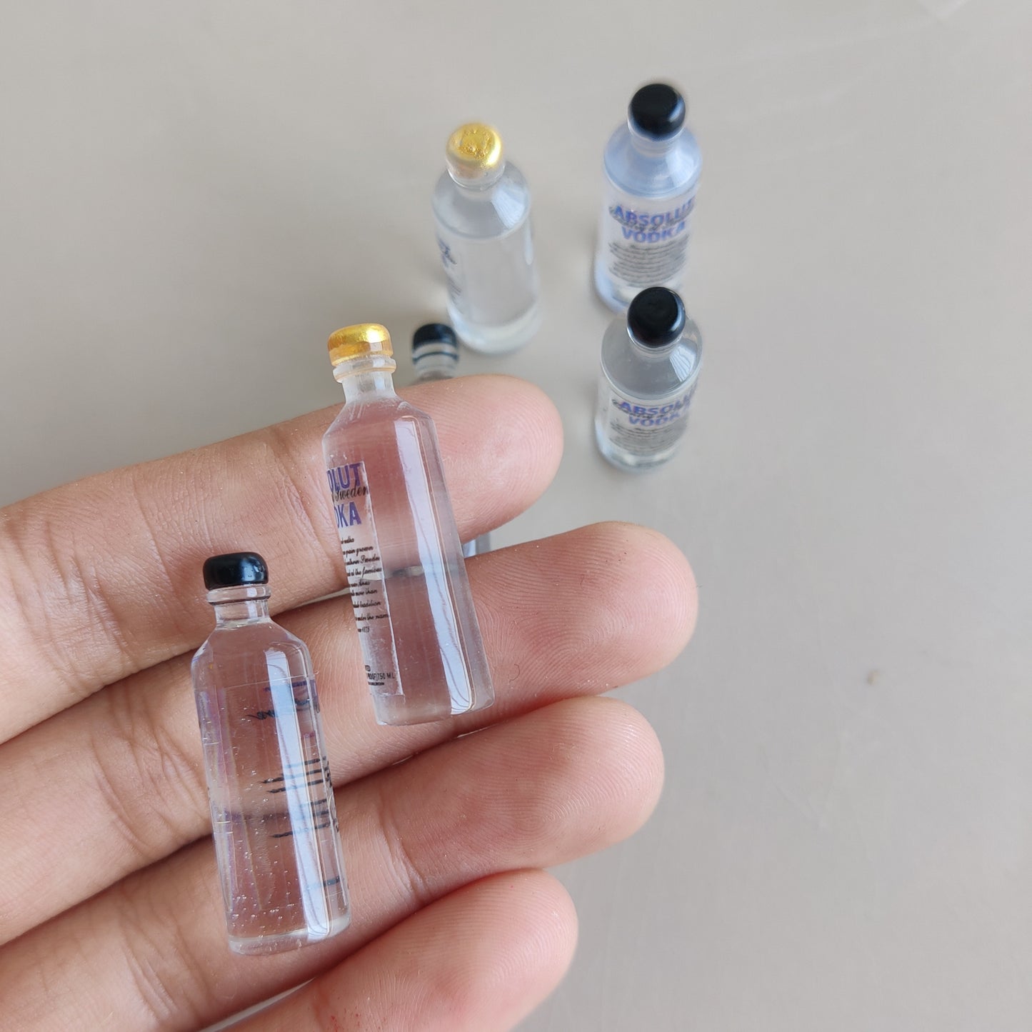 Vodka miniature bottle