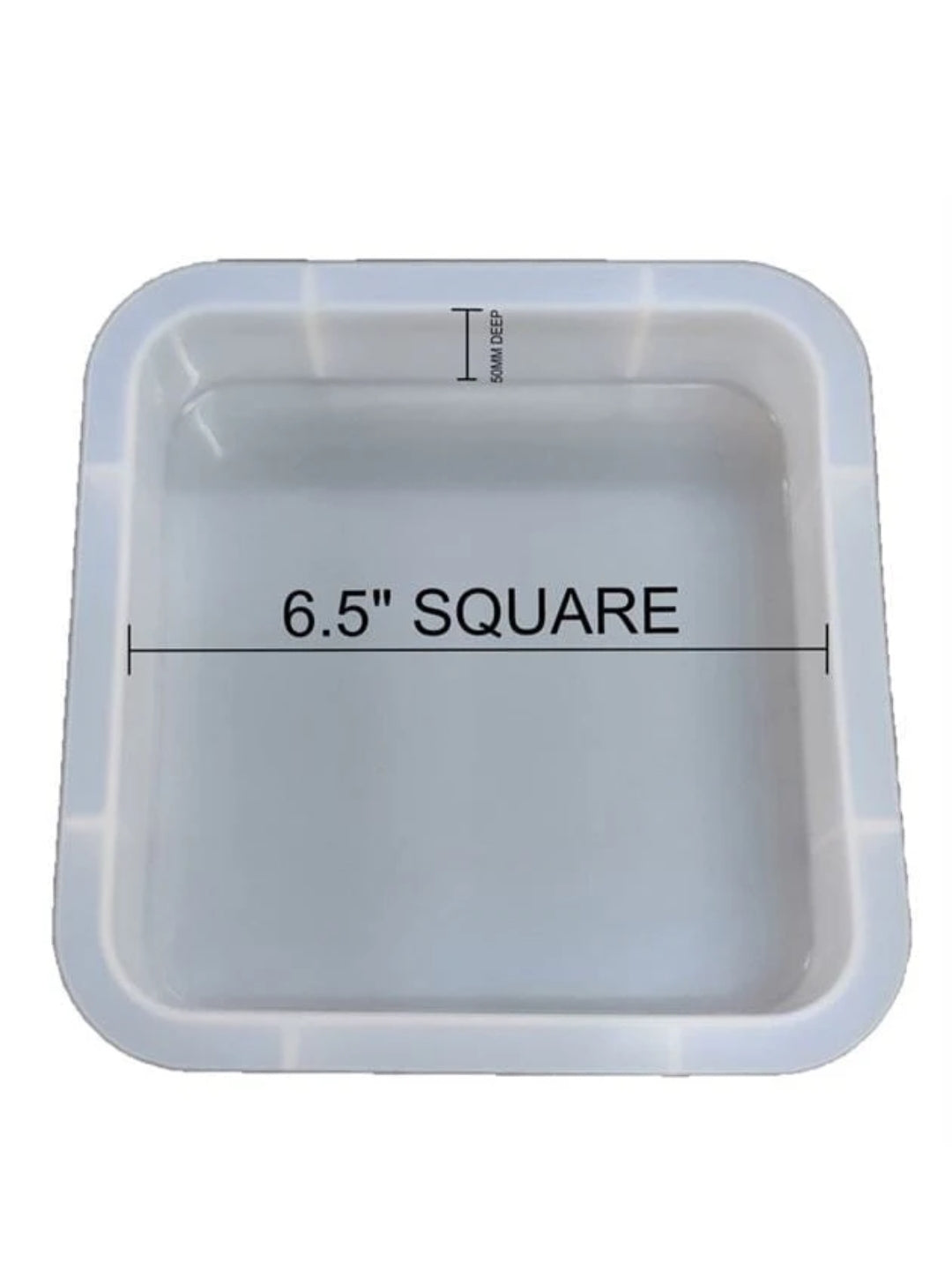 6.5 inch Deep cast square mould 50 MM – Maya Resin Store
