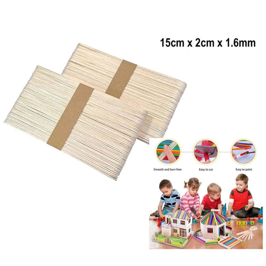 Big Wooden Sticks (50 pcs)