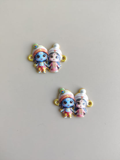 Radha Krishna Rakhi Charms