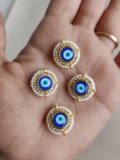 Evil eye heavy pearl charms