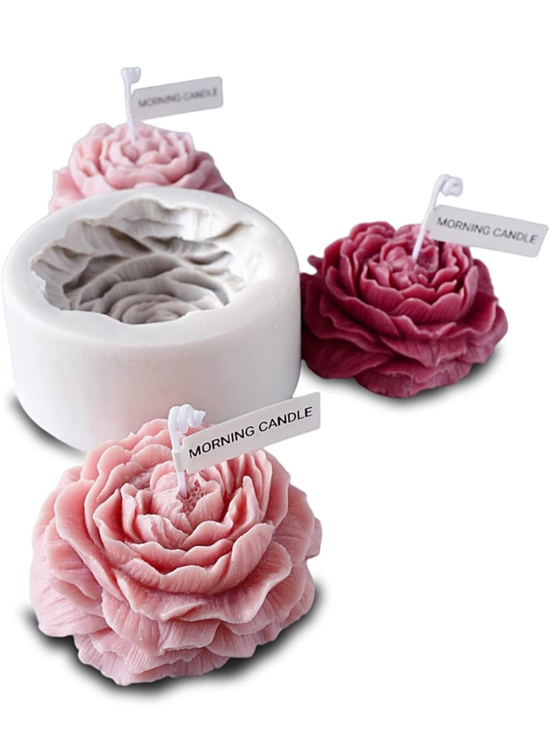 3D flower candle Mould