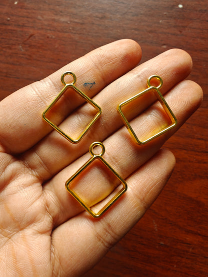 Diamond pendant bezel - pack of 5