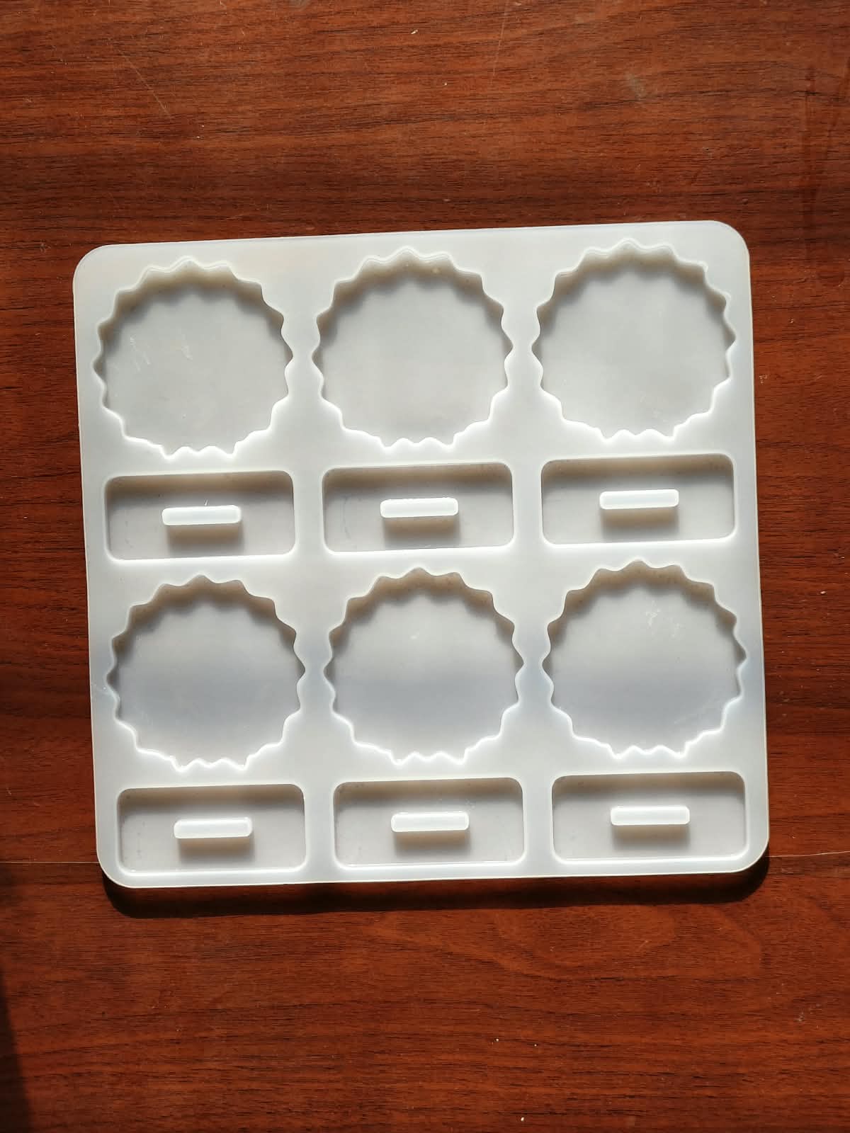 6 Cavity dashboard / photo frame mould - 3 inch agate