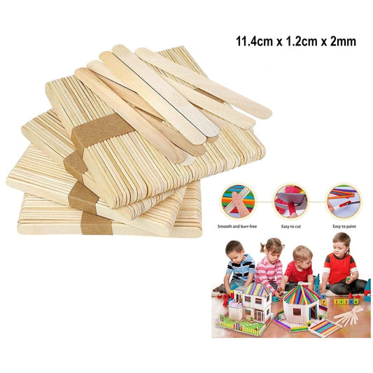 Small Wooden Sticks (50 pcs)