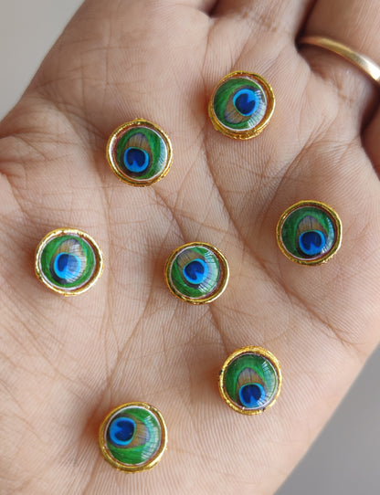 Peacock charms