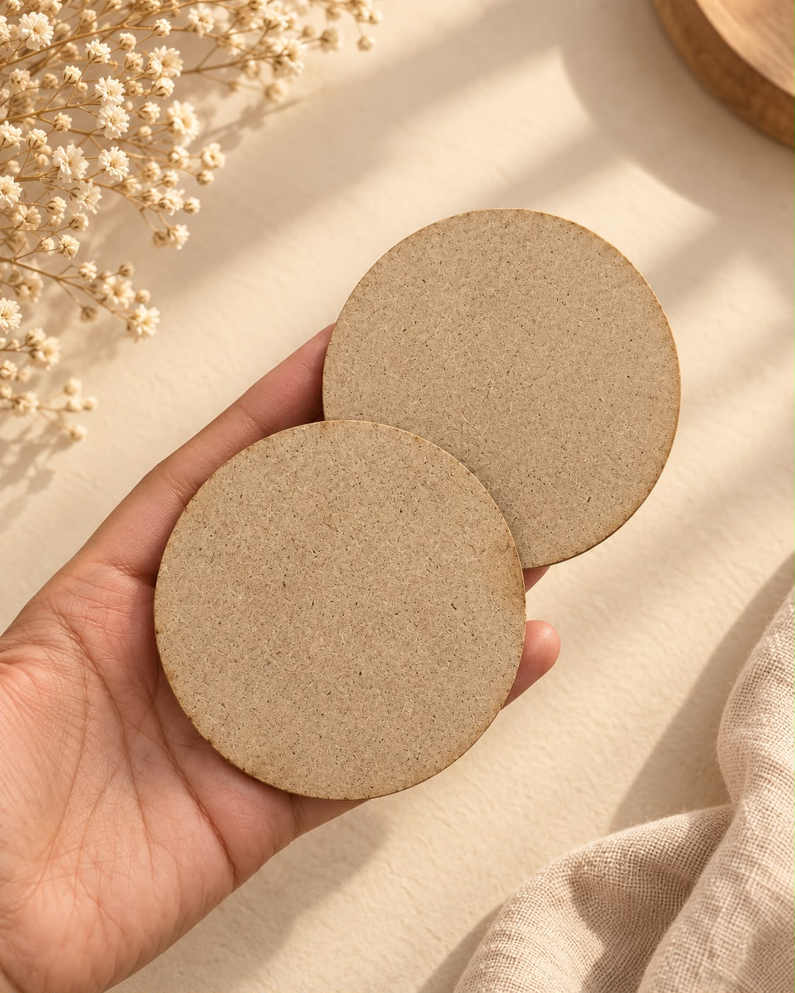 3 inch MDF round