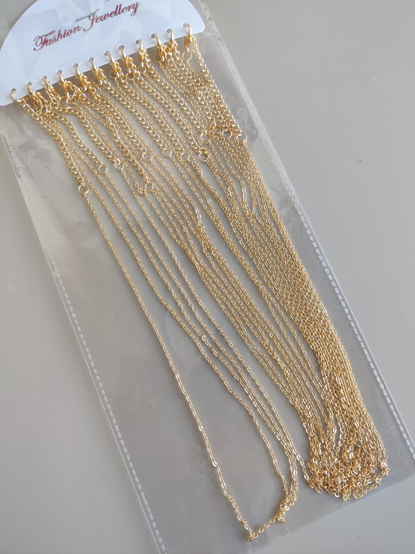 Anti tarnish thin chain - B