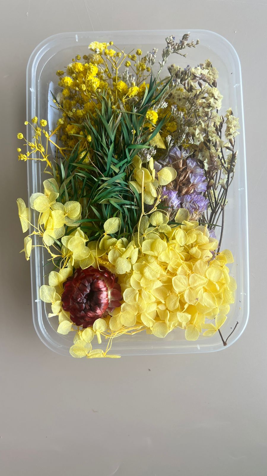 Dry flowers box